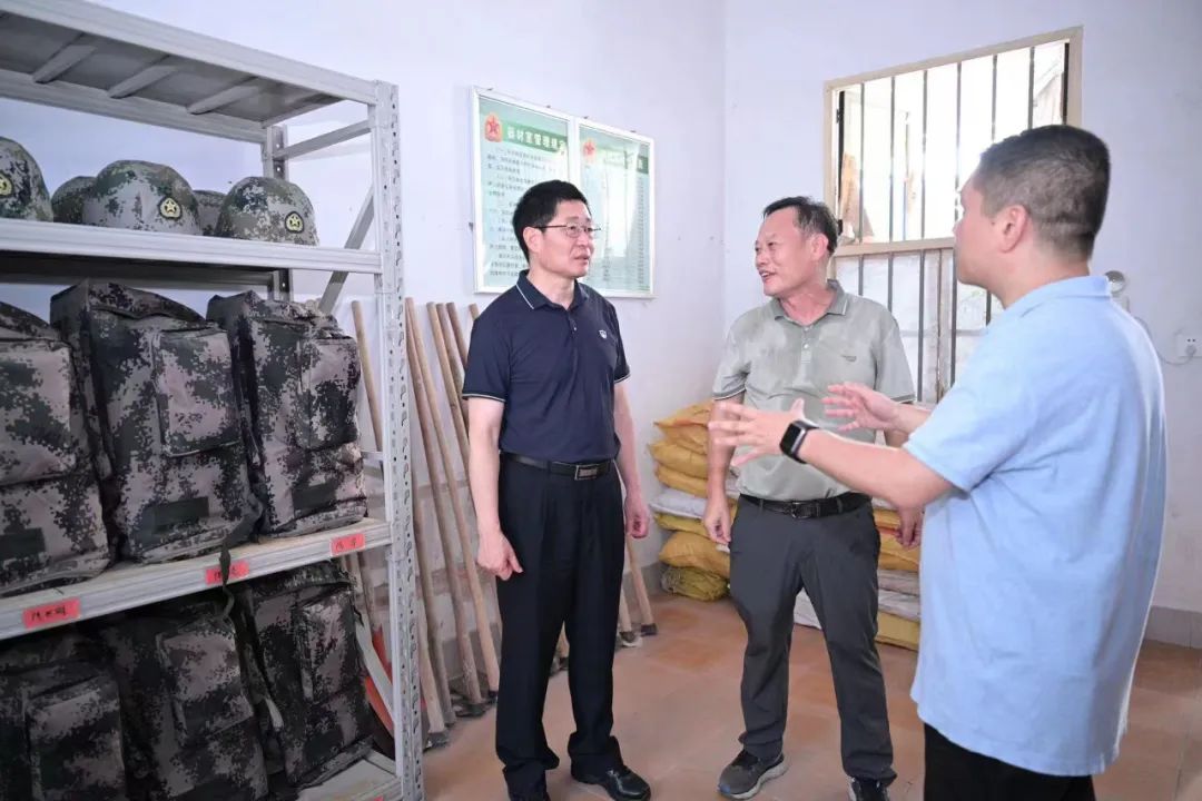兰文开展防台风防汛检查工作