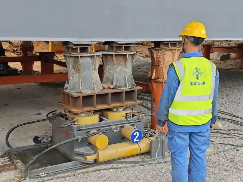 福州新区（长乐区）这座 “空中桥梁” 成功顶推，意义重大！