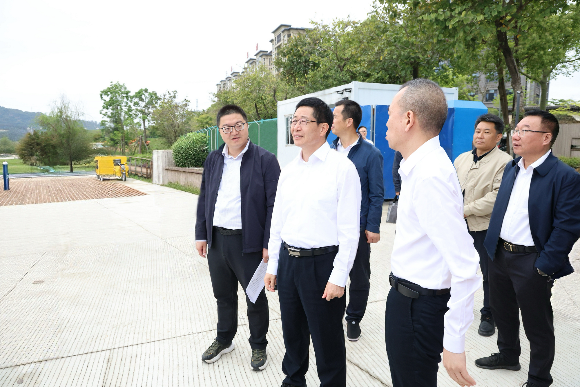 兰文调研吴航组团重点项目