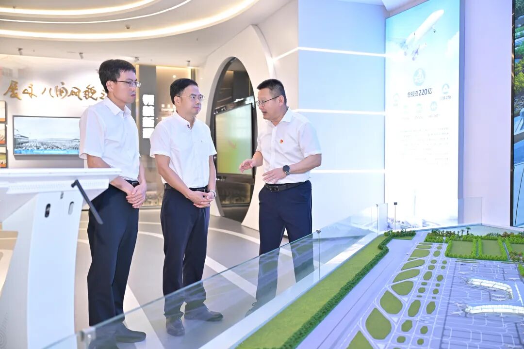 胡旭彬调研航空城片区 胡旭彬调研航空城片区